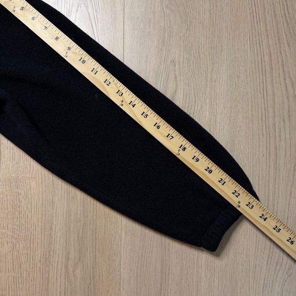 Vintage Eddie Bauer Two Tone Full Zip Fleece Jacket Mens Medium Olive Green 90s - Picture 8 of 8